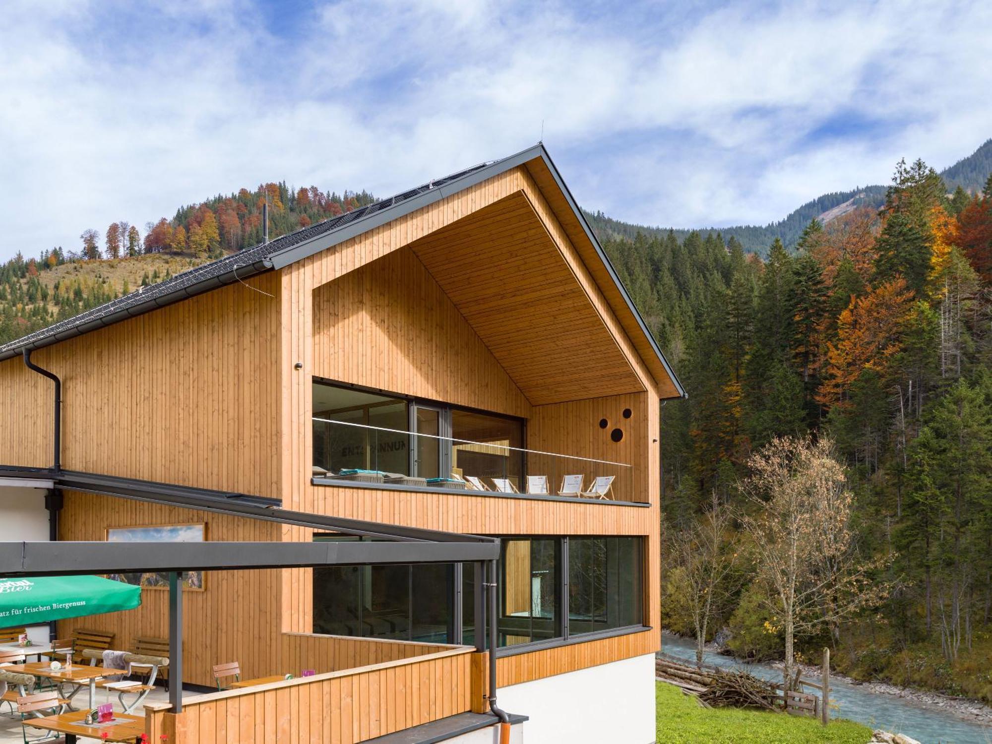 Gasthof Zur Post Hinterriss Exterior foto